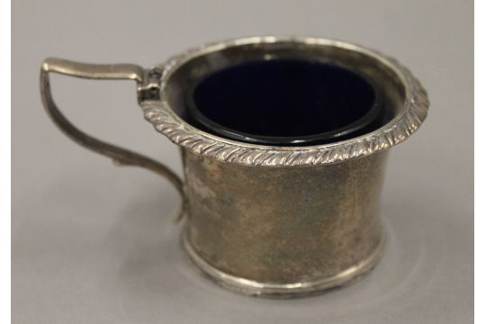 A quantity of small silver items, including napkin rings, mustards, etc. 9. - Image 24 of 30