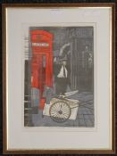 ROSEMARY MYERS, London Alleyway, lithograph, numbered 10/15 Edition II, signed to the margin,