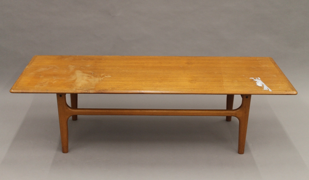 A contemporary Danish coffee table. 148 cm long. - Image 2 of 5