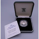 A 1994 £2 proof silver coin