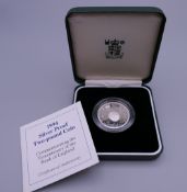 A 1994 £2 proof silver coin