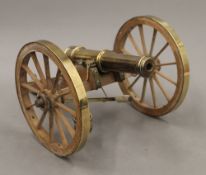 A Scratch Built model cannon. 38 cm long.