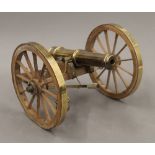 A Scratch Built model cannon. 38 cm long.