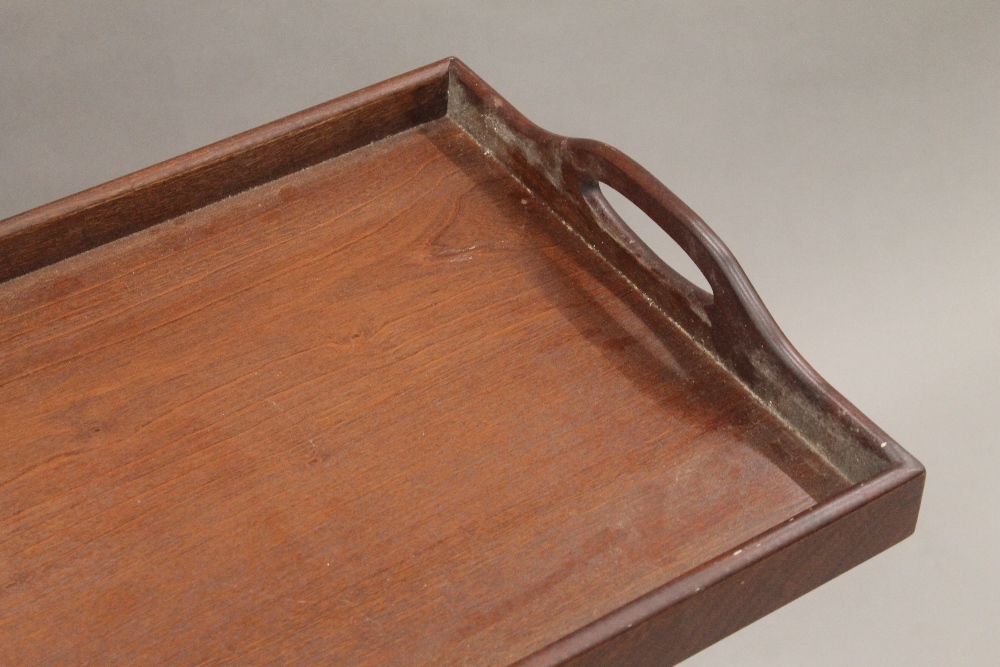 A modern butler's tray on stand. 61 cm wide. - Image 3 of 6