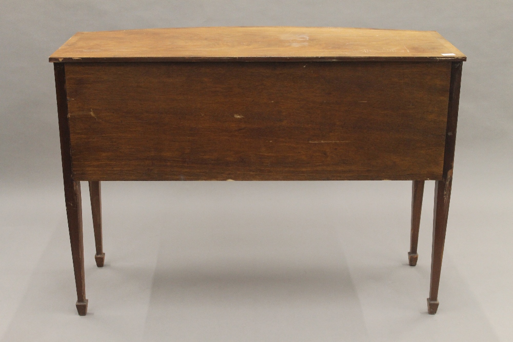 A 19th century style mahogany bow front sideboard. 123 cm wide. - Image 10 of 10