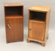 Two 20th century pot cupboards. The largest 75 cm high.