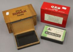 A small quantity of photographic slides and equipment