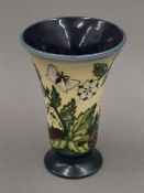 A modern Moorcroft flared vase. 15.5 cm high.