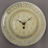 The Smallholder tin clock. 23.5 cm diameter.