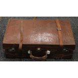 A vintage leather case