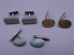 A collection of cufflinks