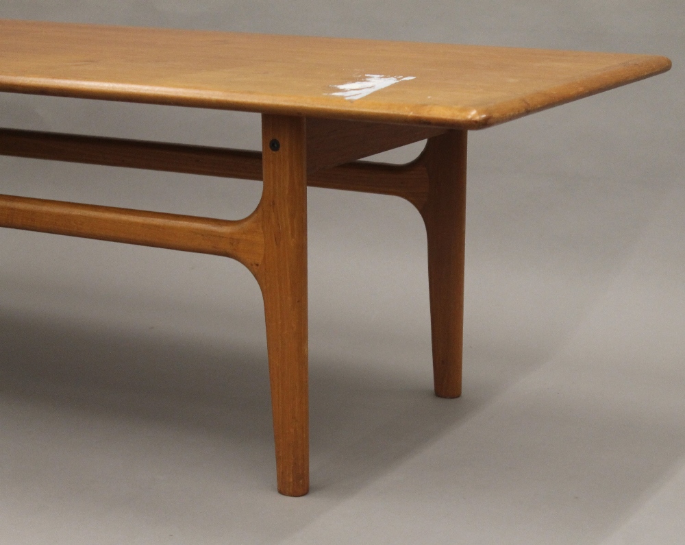 A contemporary Danish coffee table. 148 cm long. - Image 5 of 5