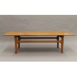 A contemporary Danish coffee table. 148 cm long.