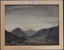 GEORGE GRANGER SMITH, Loch Scene, oil on board, framed. 37.5 x 28.5 cm.