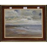 Coastal View, oil on canvas, framed. 39.5 x 29.5 cm.