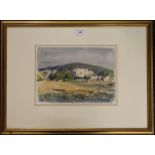 J GATY, Provence Scene, watercolour, framed and glazed. 30.5 x 21.5 cm.
