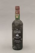 A single bottle of Porto Calem Colheita 1952 Reserva 1987. 30 cm high.