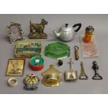 A box of miscellaneous items