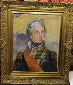 TOM M SPENCER (20th century) British, Portrait of Horatio Nelson,