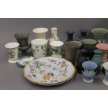 A collection of various porcelain, mostly Wedgwood Jasperware.