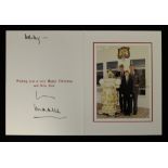 HRH Prince Charles, The Prince of Wales (born 1948) signed Christmas card, possibly 1997,