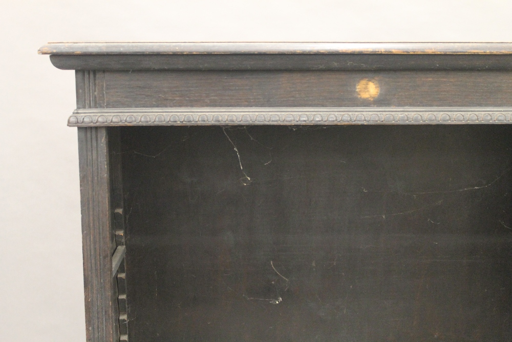 A 1920s oak open bookcase. 162 cm wide. - Image 2 of 4