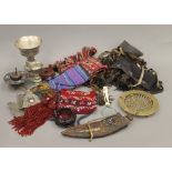 A quantity of various Tibetan items.