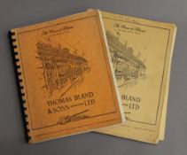 Two vintage Thomas Bland gun catalogues. 19 cm wide.