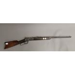 A Winchester rifle (deactivated),