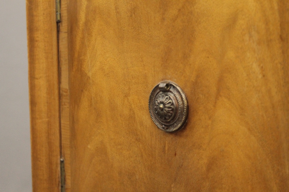 A 19th century style mahogany bow front sideboard. 123 cm wide. - Image 7 of 10