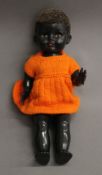 A vintage doll. 36 cm tall.