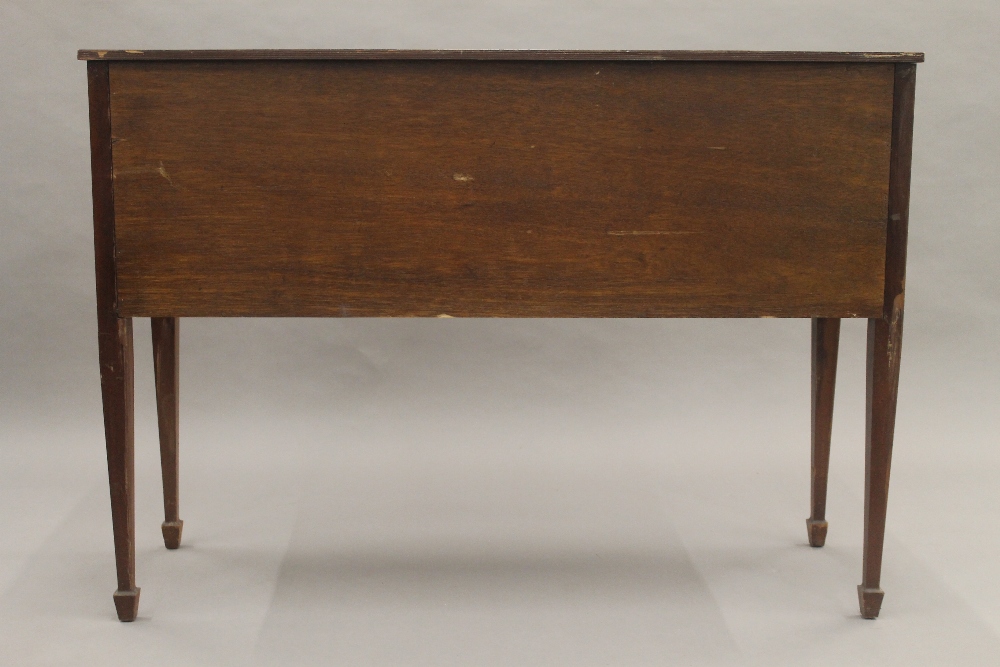 A 19th century style mahogany bow front sideboard. 123 cm wide. - Image 9 of 10