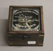A boxed sextant. The box 11 cm wide.