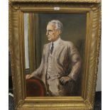 TOM M SPENCER (20th century) British, Portrait of Henry Ford and a Portrait of William Lamb,