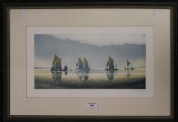 M PETERSON, Setting Sail, limited edition print numbered 42/150, signed in pencil to margin,