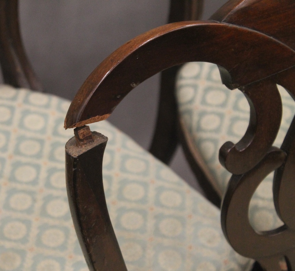 A quantity of various 19th century chairs - Image 3 of 9