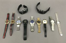 A quantity of various wristwatches