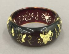 A dress bangle. 8.5 cm diameter.