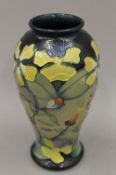 A large modern Moorcroft Hypericum pattern vase. 25.5 cm high.