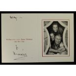 HRH Prince Charles, The Prince of Wales (born 1948) signed Christmas card, possibly 2003,
