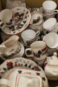 A quantity of tea wares,