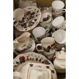 A quantity of tea wares,