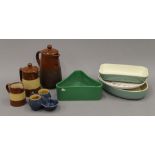 A quantity of Denby, Doulton, etc.