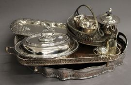 A small quantity of silver and silver plate