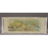 A Birds Eye View of The Suez Canal, print,