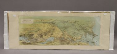 A Birds Eye View of The Suez Canal, print,