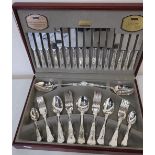 Viners Kings Royal Kings Pattern 8 place canteen of cutlery