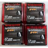 168 Winchester .17HMR rifle rounds (section 1 certificate required)