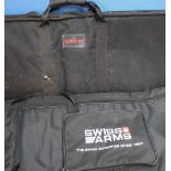Swiss arms padded gun bag and another similar bag (2)