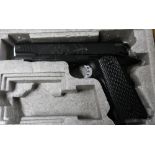 Boxed BW1911R2 Black Water CO2 .177 air pistol, serial no. 30325030